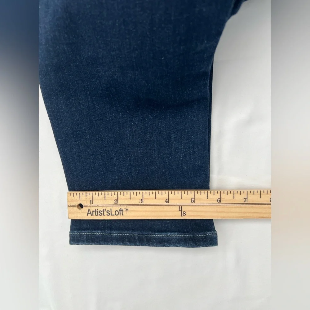 AG Adriano Goldschmied The Prima Crop Jeans Women's Size: 26 Blue Mid Rise - Picture 15 of 16